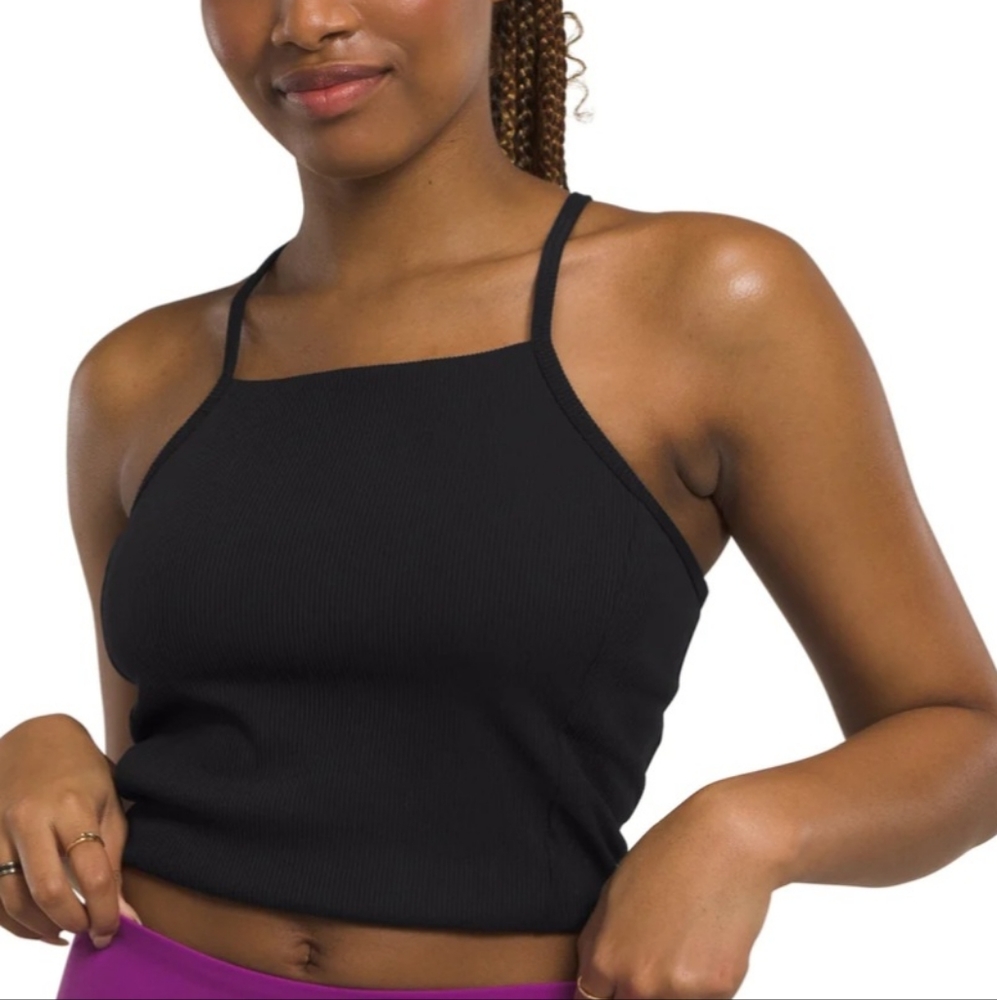 NWOT The North Face Ribbed Tanklette - Black - Size Small